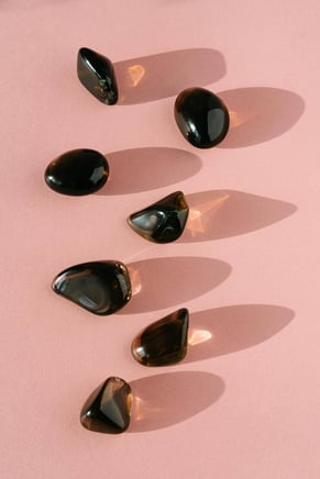 polished smoky quartz