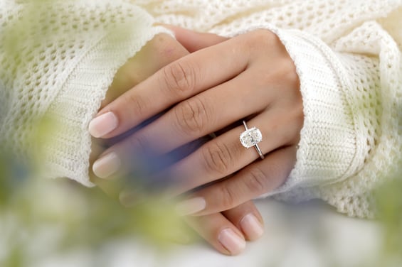 Diamond engagement ring