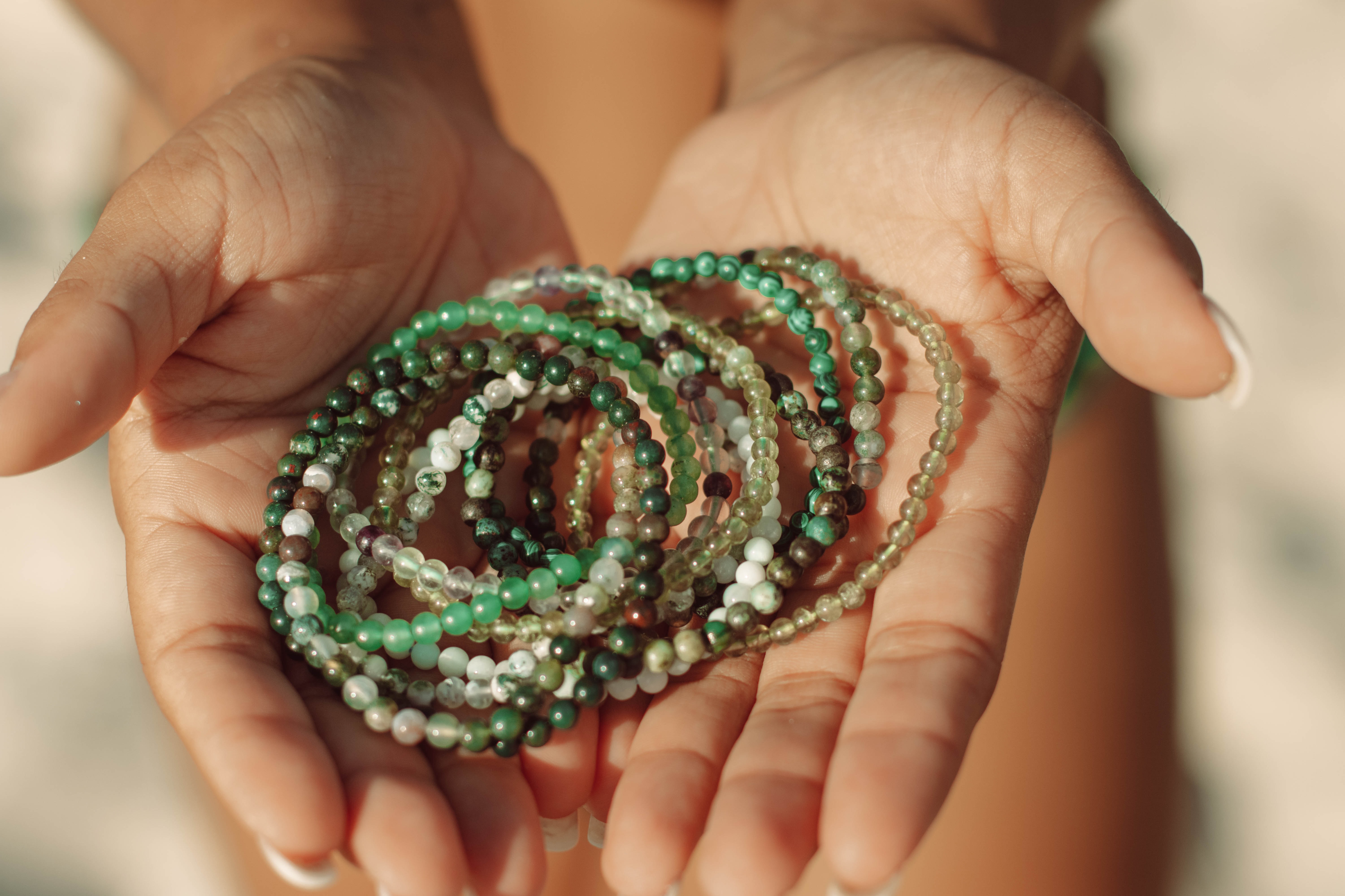 Peridot beaded jewelry