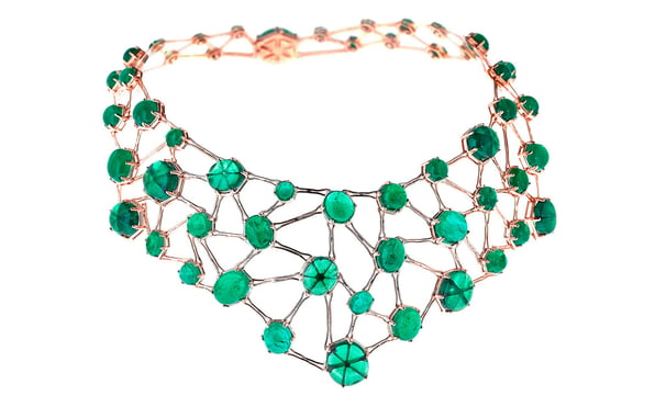 trapiche emerald necklace