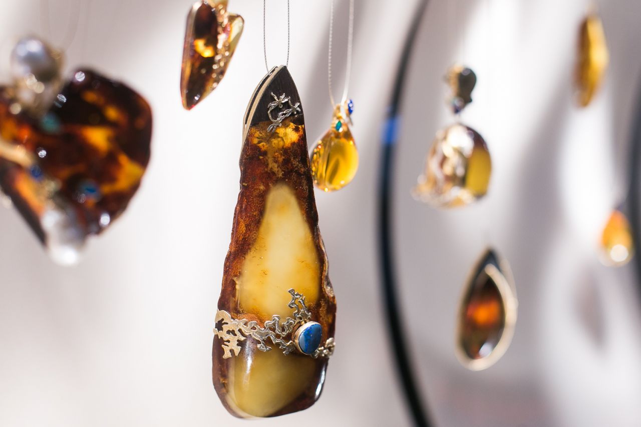 Handcrafting beautiful amber jewelry